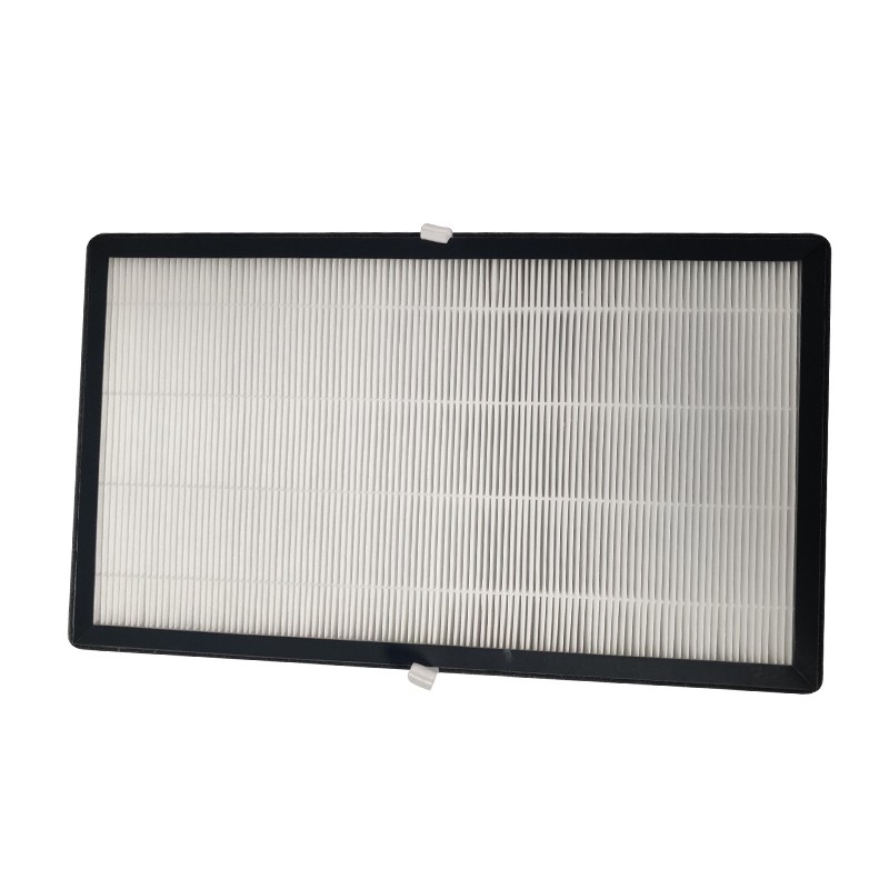 Customized High Quality Activated Carbon Composite Hepa Filter For Air Purifiter with Black Cardboard Frame