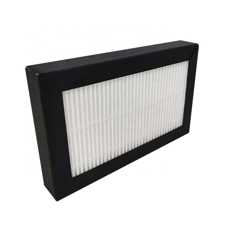 High Quaily Activated Carbon Composite Hepa Filter For Air Purifiter with Black Cardboard Frame