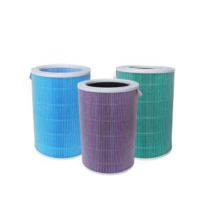 Replacement Activated Carbon Composite Pleated True Hepa Filter Cartridge for Xiaomi 1/2 Pro Filter