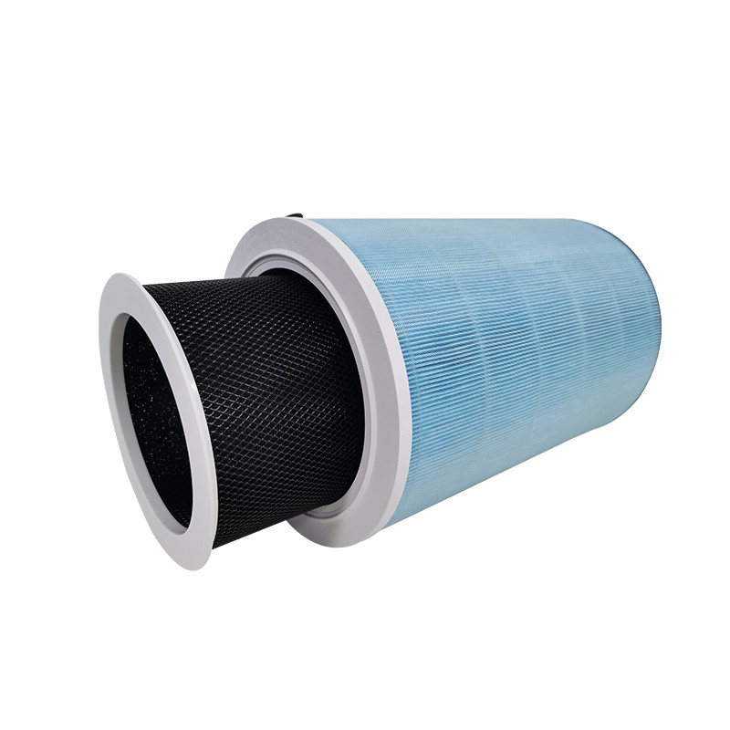 Replacement Activated Carbon Composite Pleated True Hepa Filter Cartridge for Xiaomi 1/2 Pro Filter