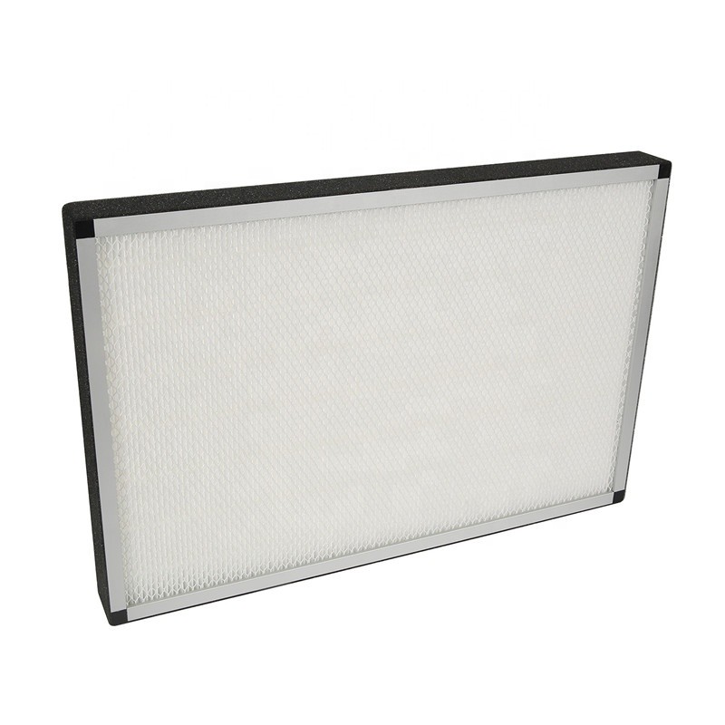 Aluminium Frame Pleated Panel HEPA Air Filter h13 h14 Filters