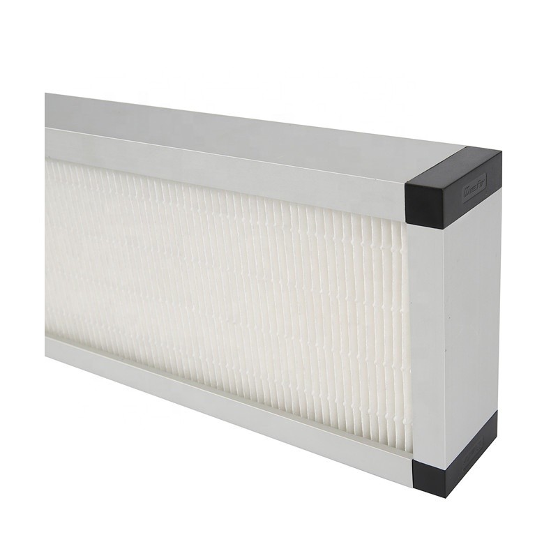 Aluminium Frame Pleated Panel HEPA Air Filter h13 h14 Filters