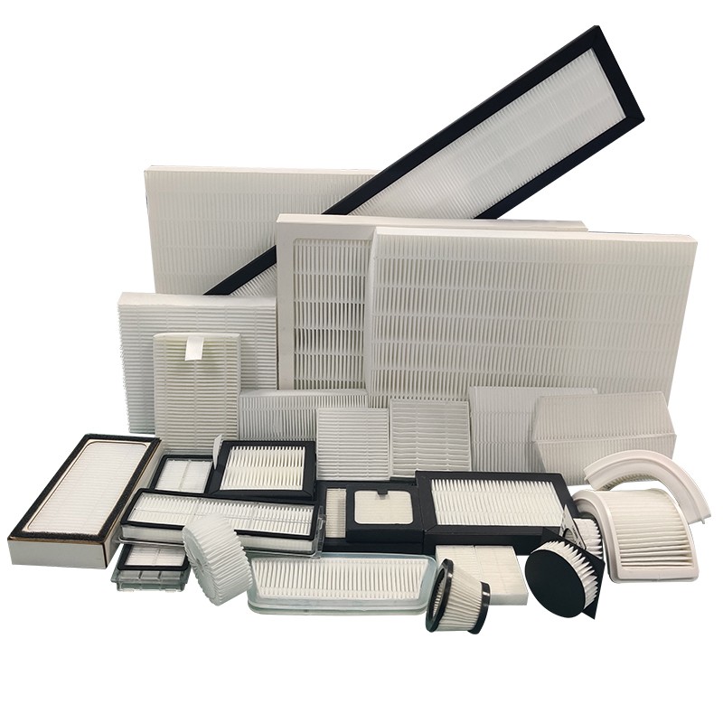 Anti Dust Customized PP PET Pleat High Efficiency H11 H12  Hepa Air Filter With Low Price