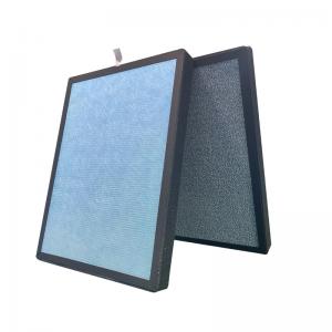 China Supply Portable Cardboard Frame Customized Replacement Panel True HEPA Filter As Replacement