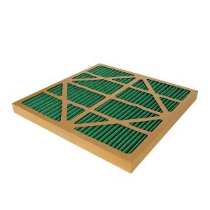 Cardboard Frame Primary HVAC Dust Panel Furnace Pleated Pre Filter