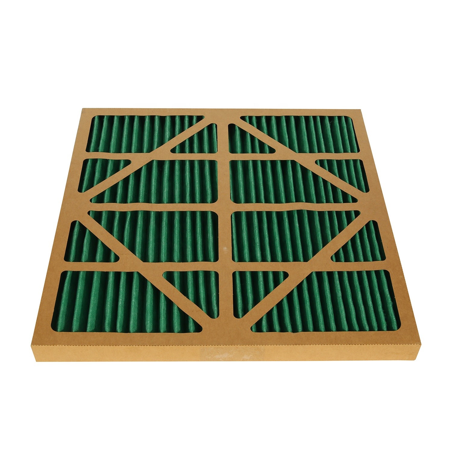 Cardboard Frame Primary HVAC Dust Panel Furnace Pleated Pre Filter