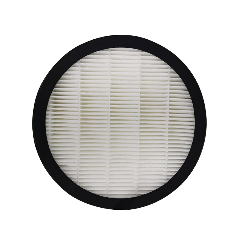 Manufacturer High Efficiency H11 H12 Customized Round Shape  Ture Hepa Filter For Purifier Replacement