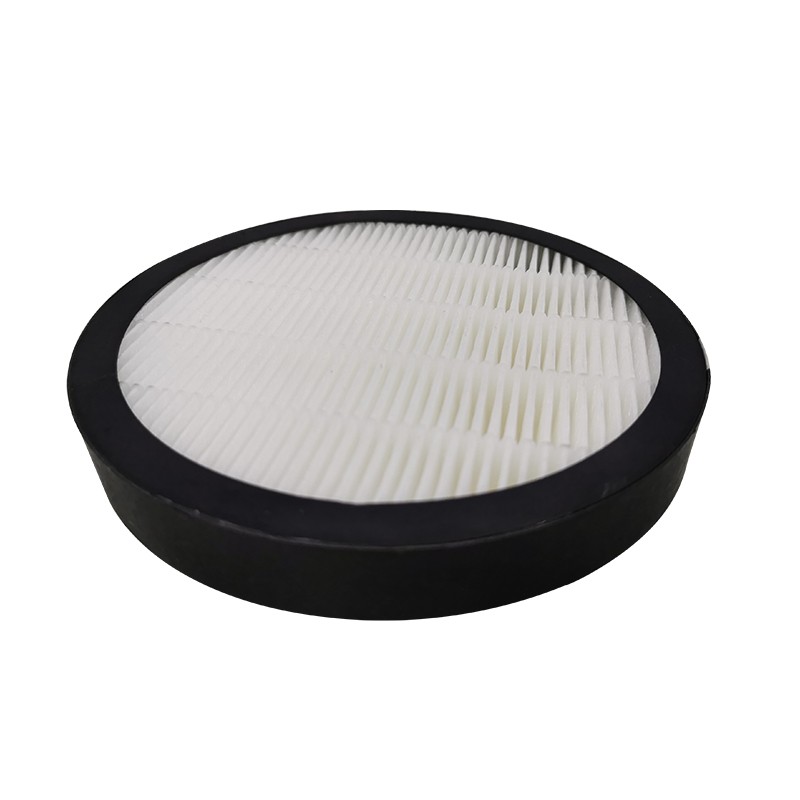 Manufacturer High Efficiency H11 H12 Customized Round Shape  Ture Hepa Filter For Purifier Replacement