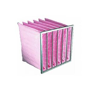 Customized Pocket Filter With F6 F7 F8 Fiberglass Medium Efficiency Non-woven Matel Frame With Low Price As Replacement