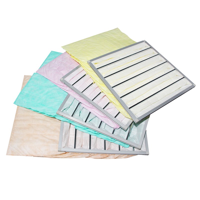 G4, F5, F6, F7, F8, F9 Industrial Synthetic Pocket Filter