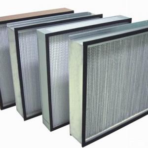 610*610*50mm Glass Fiber Box Type Filter Hepa Air Filter with Aluminium Frame