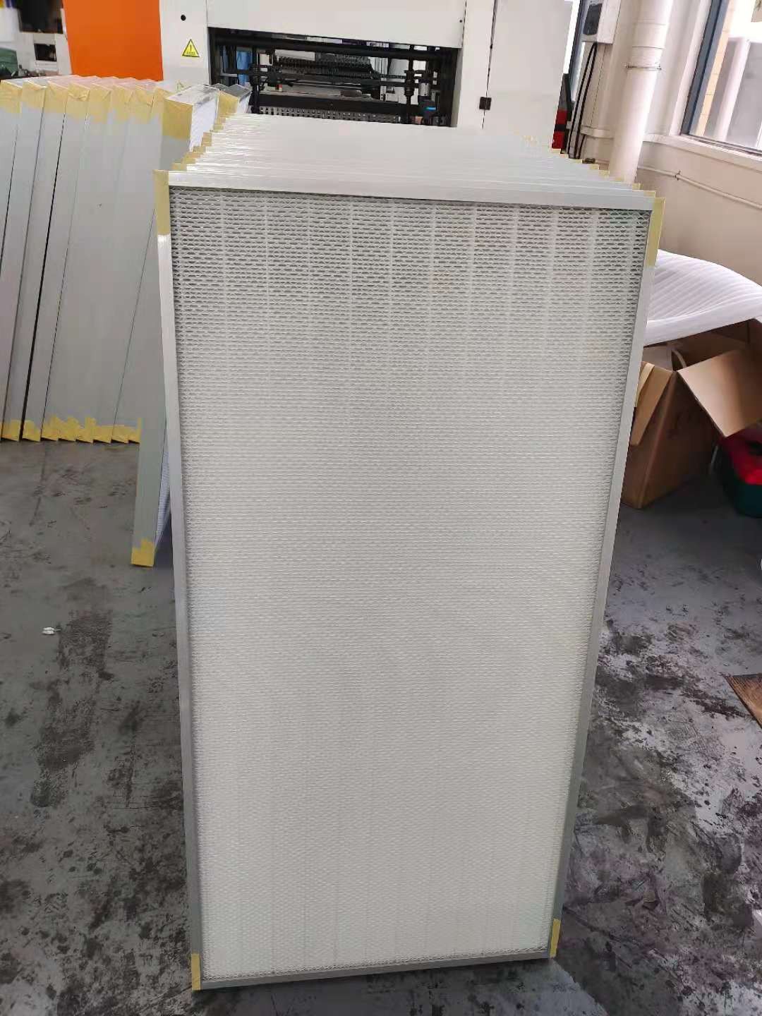 Glassfiber Panel Filter Hepa Filter H13 H14 with Aluminium Frame