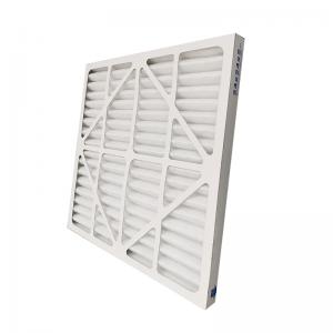 Merv 8 Merv 11 Merv 13 Cardboard Frame Pleated Pre Filter For Air Purifier