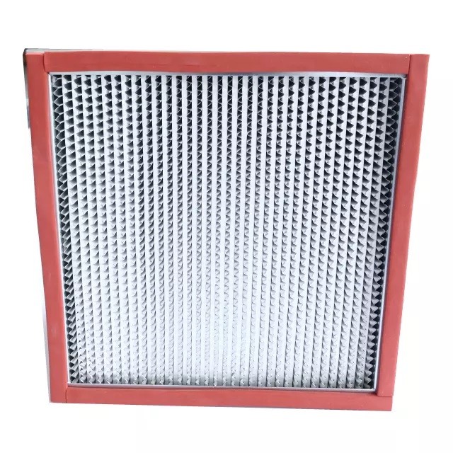 Part Of Industrial Purifier Replacement Customized High Efficiency 99.99% Aluminum Frame Separator Filter