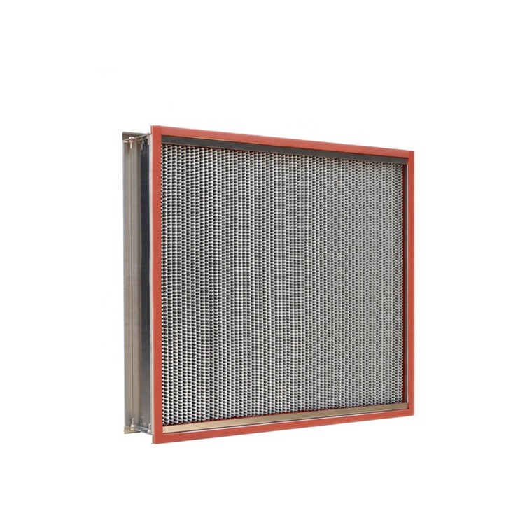 Part Of Industrial Purifier Replacement Customized High Efficiency 99.99% Aluminum Frame Separator Filter