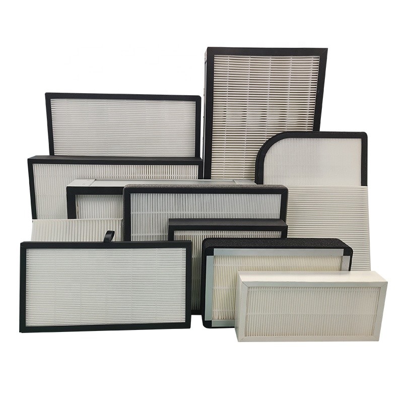 Customized Good Quality Pleated High Efficiency Mini Hepa Filter For Air Purifier as Replacement
