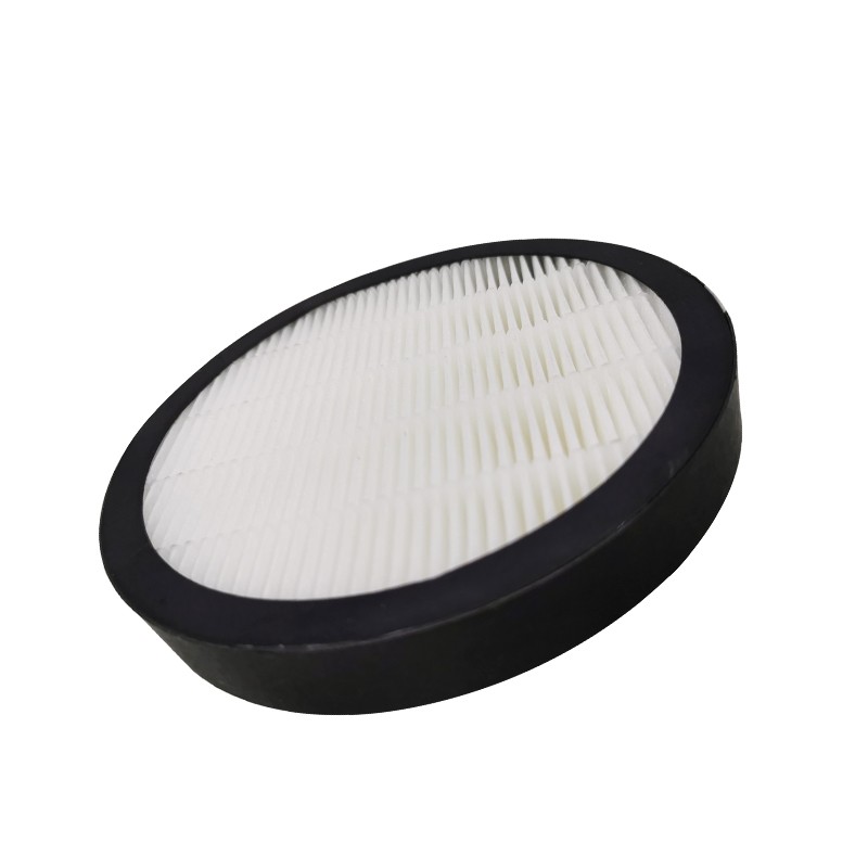 Round Shape Cardboard Frame Air Filter H11 H12 H13 Customized Ture Hepa Filter For Purifier Replacement