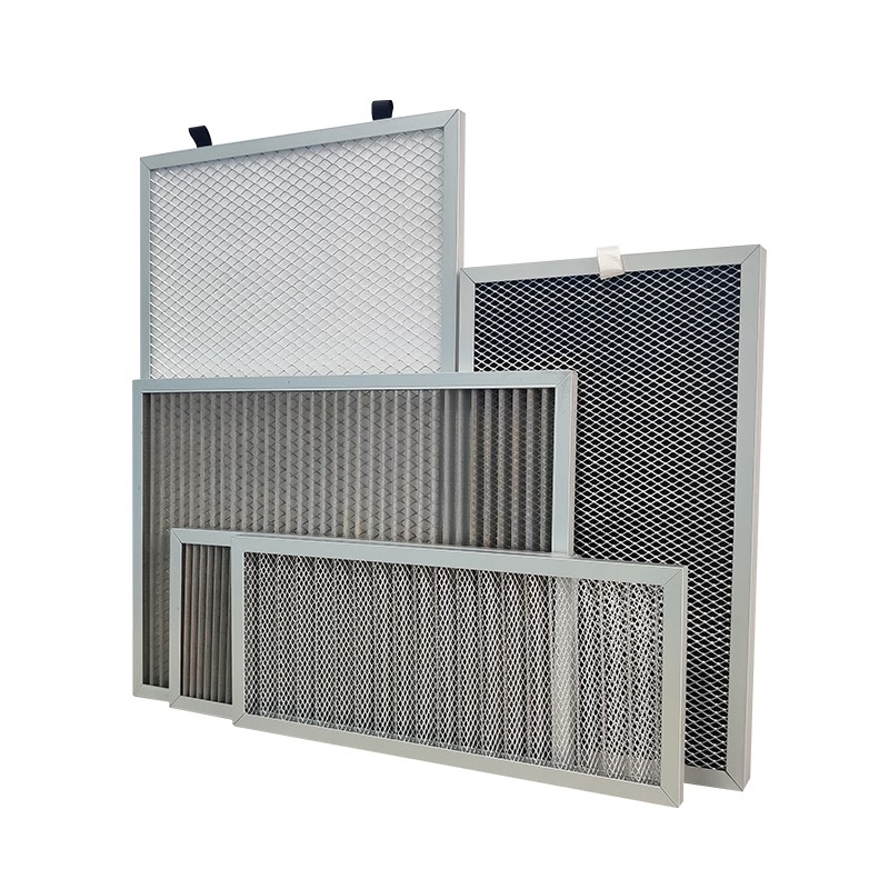 China Supply Customized Washable Metal Filter With  Aluminum Alloy Frame For Air Filtration Replacement