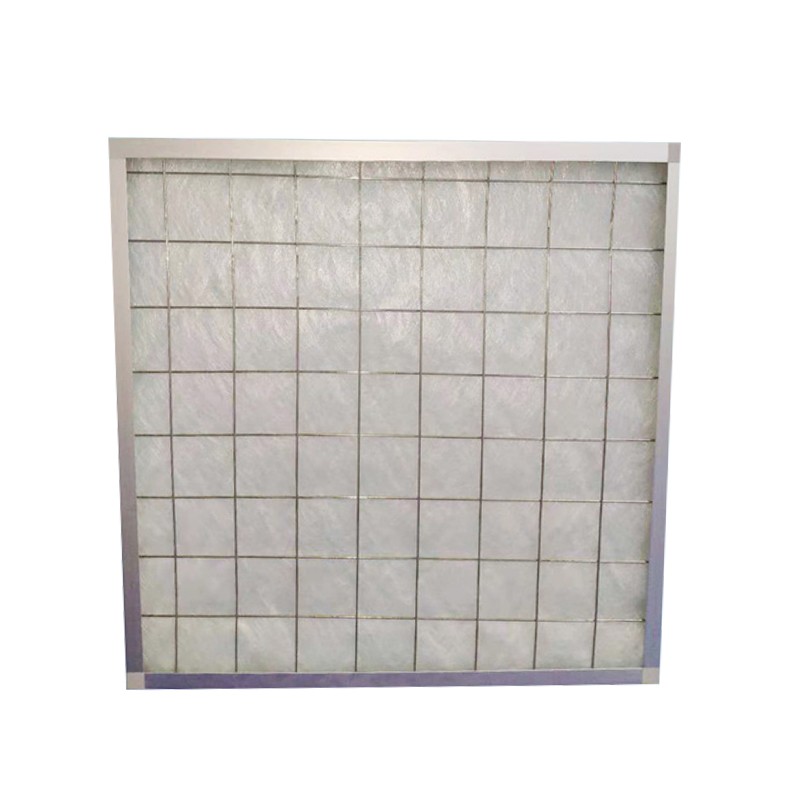 Customized Primary Efficiency Washable Synthetic Fiber Panel Filter With Aluminum Frame For Purifiers
